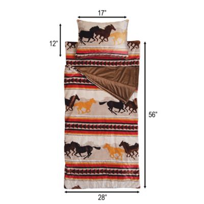 Image showing  Running Horses Slumberbag 28"x56"