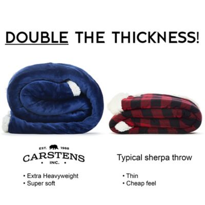 Image showing  Large Plush Sherpa Throw