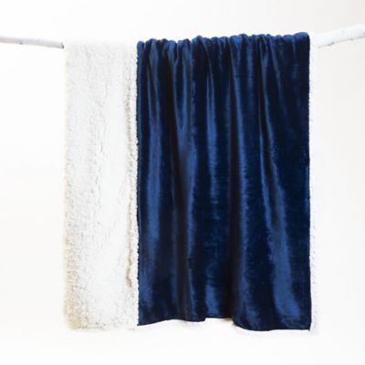 Image showing  Large Plush Sherpa Throw