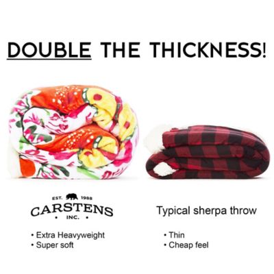 Image showing  Large Plush Sherpa Throw