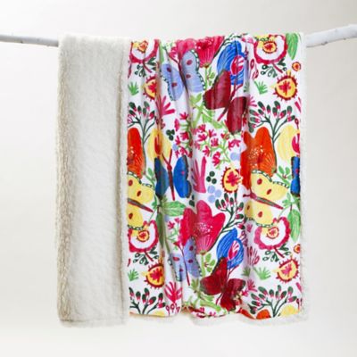 Image showing  Large Plush Sherpa Throw