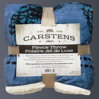 Image showing  Large Plush Sherpa Throw