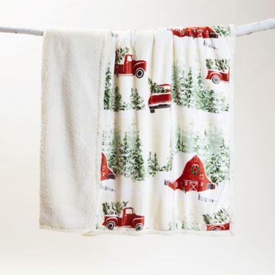 Image showing  Large Plush Sherpa Throw