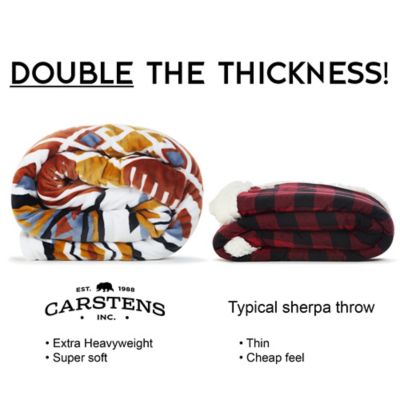 Image showing  Large Plush Sherpa Throw