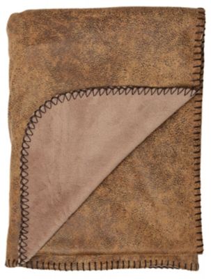 Image showing  Faux Leather Throw