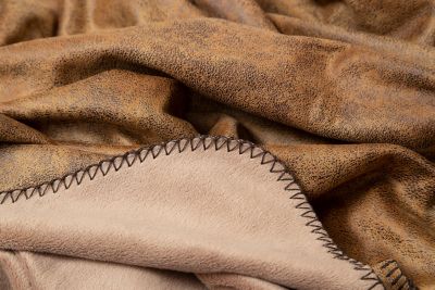 Image showing  Faux Leather Throw