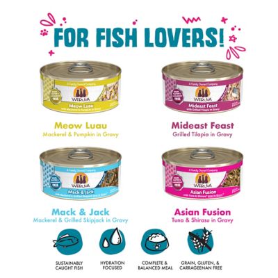 Image showing  Classic Cat Food, Seafood and Eat It! Variety pk., 5.5 oz. Can, 12 pk.
