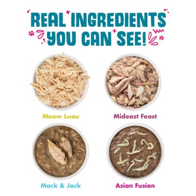 Image showing  Classic Cat Food, Seafood and Eat It! Variety pk., 5.5 oz. Can, 12 pk.