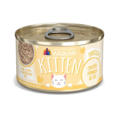 Weruva Kitten, Chicken Formula Au Jus, 3 oz. Can, pk. of 12