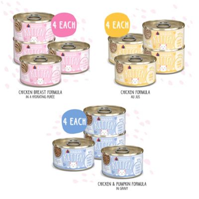 Image showing  Kitten, Fur Baby Favorites Variety pk., 3 oz. Can, pk. of 12