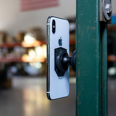 Image showing  MobNetic Go Non-Rotating Magnetic Phone Mount, Black, MOBN-GO-BLK