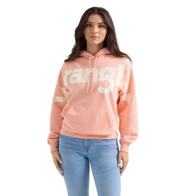 Wrangler Women's Oversized Logo Hooded Sweatshirt