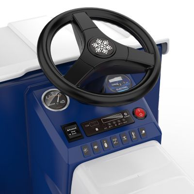 Image showing  NHL Zamboni 6V Powered Ride-On Car - Blue/White