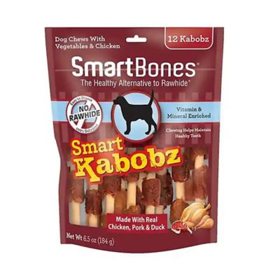 SmartBones Smart Kabobz Dog Chews, 12-Pack