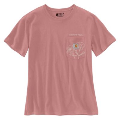 Carhartt Womens Loose Fit Mother's Day Short-Sleeve Pocket T-Shirt