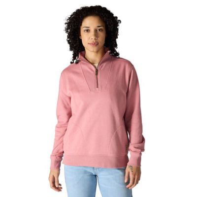 Image showing 1 th Carhartt Women's TENCEL Series Relaxed Fit Half-Zip Sweatshirt