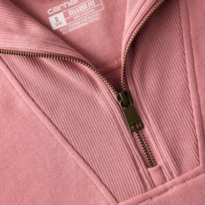 Image showing 5 th Carhartt Women's TENCEL Series Relaxed Fit Half-Zip Sweatshirt