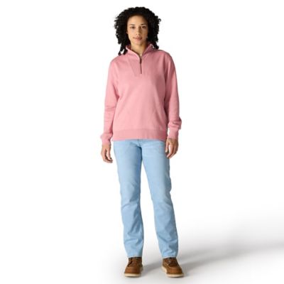 Image showing  Women's TENCEL Series Relaxed Fit Half-Zip Sweatshirt
