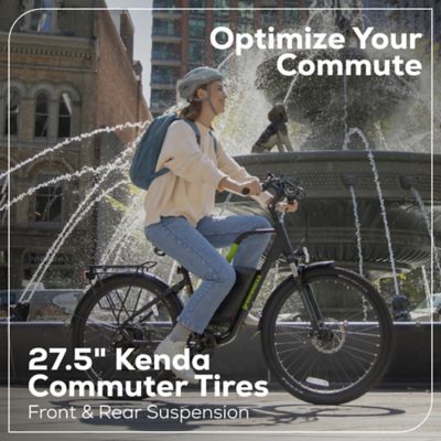 Image showing 5 th Greenworks 27.5 in. E Bike Commuter, Skinny Tire, 1 5Ah battery & 6A Charger