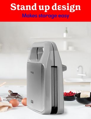 Image showing 5 th Betty Crocker 3 in 1 Indoor Grill, Sandwich, Panini Press & Waffle Maker Plus