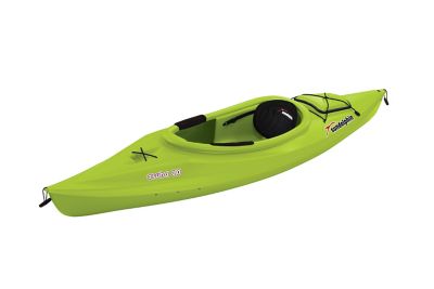 Sun Dolphin Aruba 10, Sit-in Recreational Kayak with Paddle, Citrus