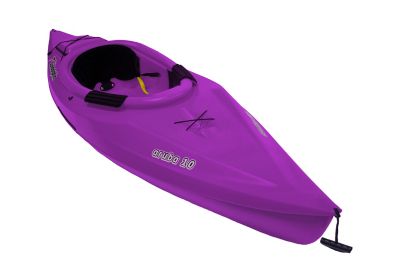 Sun Dolphin Aruba 10, Sit-in Recreational Kayak with Paddle, Purple