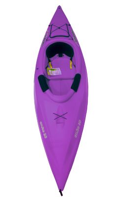 Image showing  Aruba 10, Sit-in Recreational Kayak with Paddle, Purple