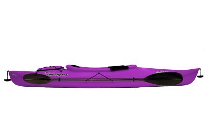Image showing  Aruba 10, Sit-in Recreational Kayak with Paddle, Purple