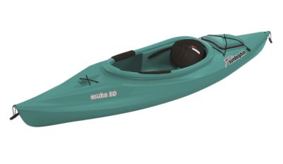 Sun Dolphin Aruba 10, Sit-in Recreational Kayak with Paddle, Jade