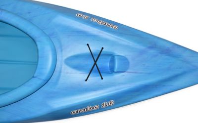 Image showing 5 th Sun Dolphin Aruba 10 Sit-in Recreational Kayak with Paddle, Ocean Berry