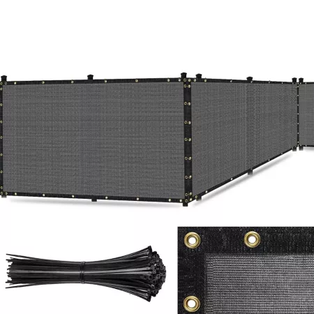 SEALTECH ST-201-5X40 Heavy-Duty Non-Recycled Shade Netting with Rust-Proof Fixings and Grommets Garden Fencing