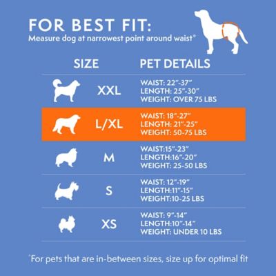 Image showing 5 th Simple Solution Large Disposable Dog Diapers, 12 ct.