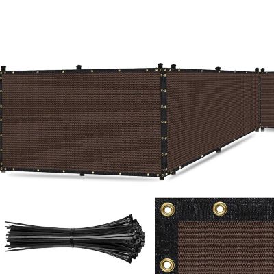SEALTECH Ultra Heavy Duty Privacy Fence Screen Non-Recycled Shade Net with Bindings & Rustproof Grommets, ST-202-4X30