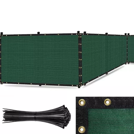 SEALTECH ST-203-4X10 Heavy-Duty Non-Recycled Shade Netting with Rust-Proof Fixings and Grommets Garden Fencing