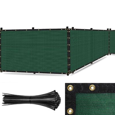 SEALTECH Ultra Heavy Duty Privacy Fence Screen Non-Recycled Shade Net with Bindings & Rustproof Grommets, ST-203-4X100