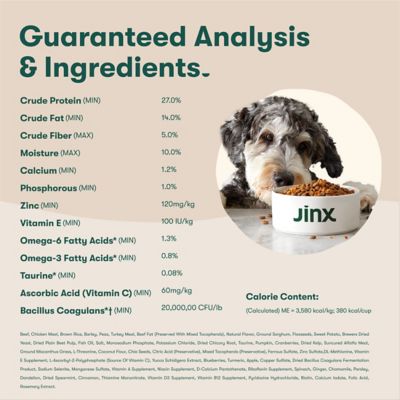 Image showing 8 th Jinx All Life Stages Beef, Brown Rice and Sweet Potato Recipe Dry Dog Food