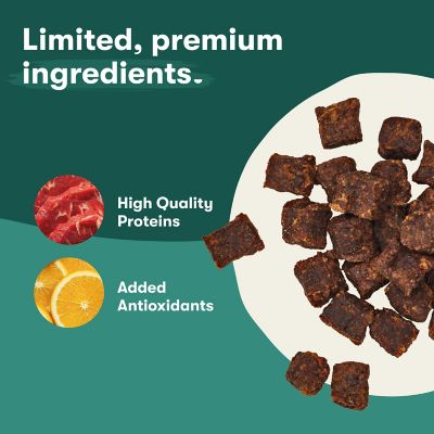 Image showing  Beef Bites, Natural Soft Jerky Dog Treats, 5 oz Bag