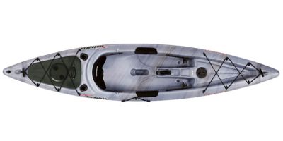 Image showing  Journey 12 SS, Sit-on Fishing Kayak with Paddle, Gray Swirl