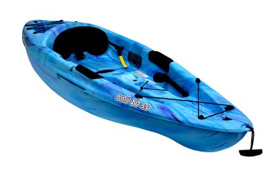Sun Dolphin Bali 10 SS, Sit-on Recreational Kayak with Paddle, Ocean Berry