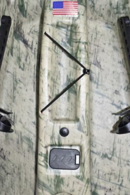 Image showing 7 th Sun Dolphin Journey 10 SS, Sit-on Fishing Kayak with Paddle, Grass