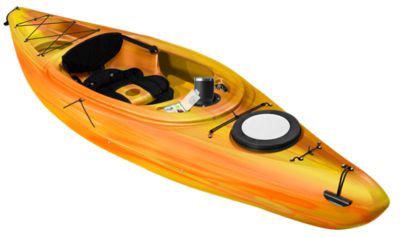 Image showing  Simcoe 10.4, Sit-in Recreational Kayak with Paddle, Tequila Sunrise