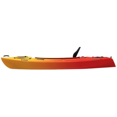 Image showing  Navato 100, Sit-in Recreational Kayak with Paddle, Sunset