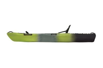 Image showing  Heritage Avalon 100, Sit-on Fishing Kayak with Paddle, Citrus Black Gray