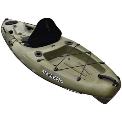 Image showing 6 th Evoke 10 ft. Heritage Angler Sit-on Fishing Kayak with Paddle, Camo