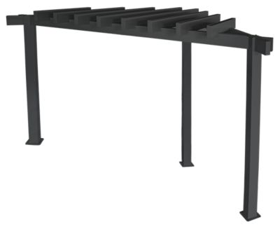 Sojag Lima 10 x 10 ft. Black Rustproof Aluminum Frame Pergola