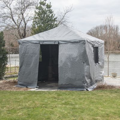 Sojag 10 x 10 ft. Grey Winter Cover Plus for Gazebos, 10 ft. x 10 ft., Gazebo Accessories