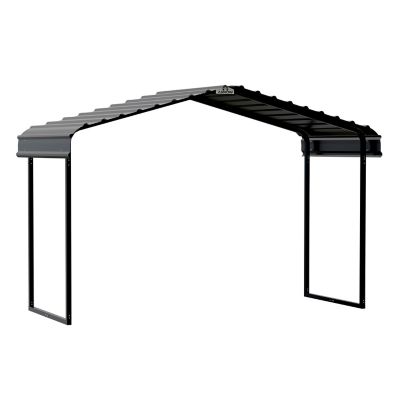 Image showing  12 x 6 x 7 ft. Charcoal 7 ft. Metal Canopy