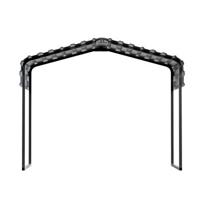 Image showing 8 th Arrow 12 x 6 x 7 ft. Charcoal 7 ft. Metal Canopy