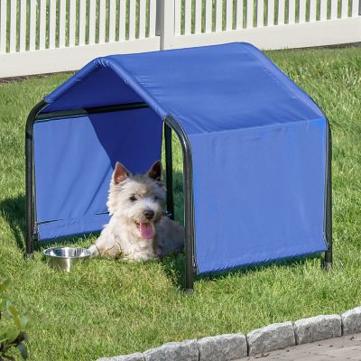 Image showing  2 x 2.5 x 2.5 ft. Blue Dog Shade Canopy Pet Shelter