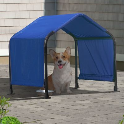 Image showing  2 x 2.5 x 2.5 ft. Blue Dog Shade Canopy Pet Shelter